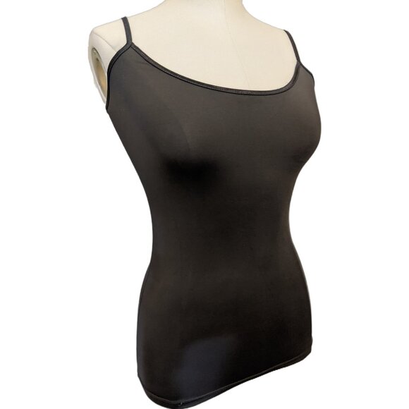Vintage Y2K Dark Grey Cami Top Spaghetti Strap Tank Tee 2000s Bella Swan Sz S - Picture 2 of 10